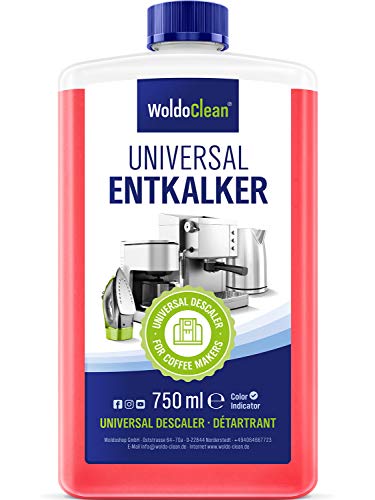 Descalcificador para cafetera concentrado liquido 750ml - compatible con marcas Delonghi, Dolce Gusto, Nespresso, Seaco
