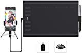 HUION Inspiroy H1060P Tableta Gráfica de Gran área de Trabajo de 10 x 6,25 Pulgadas, Compatible con Dispositivos Android, con un Lápiz Actualizado sin Batería, Ideal para Lecciones y Trabajo en Línea