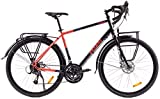 P-Bike - Bicicleta de trekking, trekking, trekking, trekking, trekking, trekking, hombre, urbana, 24 velocidades, 28 pulgadas, con cargador USB
