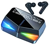 Auriculares inalámbricos intraurales Gaming con micrófono Auriculares in Ear Bluetooth cancelación de Ruido Activo