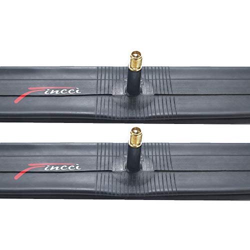 Fincci Par 20 x 1,75 1,95 2,0 2,1 2,125 Pulgadas 48mm Cámaras de Aire Schrader Válvula Interior para BMX MTB Montaña Fuera del Camino o Niños Bici Bicicleta (Paquete de 2)