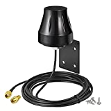 Bingfu Antena WiFi Exterior DualBand 2.4GHz 5.8GHz Montaje en Pared MIMO RP-SMA & SMA Antena Macho Reemplazo para Enrutador WiFi Hotspot Cámara IP de Seguridad Adaptador WiFi USB Antenas de Monitor