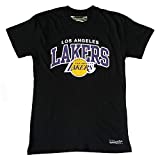 Mitchell & Ness Hombre NBA/HWC Team Arch Print (LA Lakers - Negro, L)