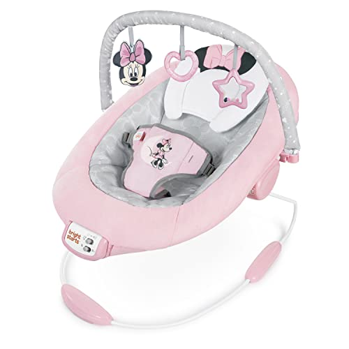 Bright Starts Minnie Mouse Rosy Skies - Hamaca bebé, color Rosa
