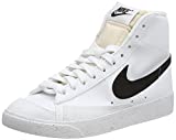 Nike Blazer Mid '77 Next Nature W, Zapatillas de Gimnasio Mujer, White/Black, 39 EU