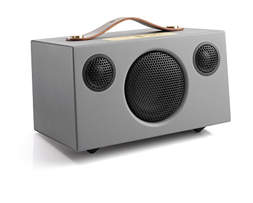 Altavoz Portátil Multiroom, Portable, Multiroom, WiFi, Altavoz Bluetooth, Altavoz Inalámbrico, Batería, Apple Air Play, Spotify Connect, Addon C3, Gris