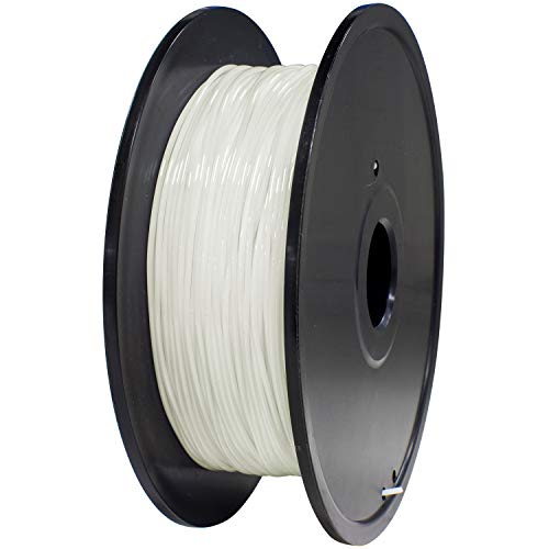 GEEETECH TPU Filamento Flexible 1.75mm blanco, Impresora 3D Filamento 500g 1 Carrete