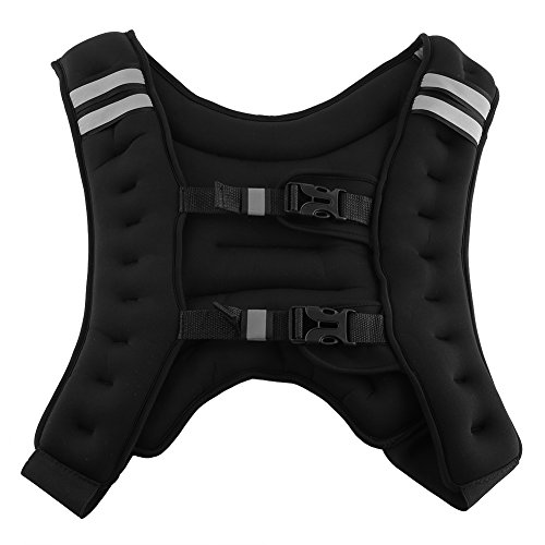 Zerone 10KG Chalecos de Peso Ajustable, Entrenamiento con Pesas para el Ejercicio Físico