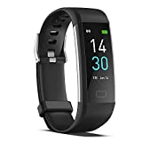 Reloj Deportivo de Frecuencia Cardíaca, Presión Arterial, Temperatura, Monitor Sueño Pulsera de Actividad, IP68 Reloj Inteligente, 16 Modos Deportivos Podómetro Calorías Smartwatch Hombre Mujer