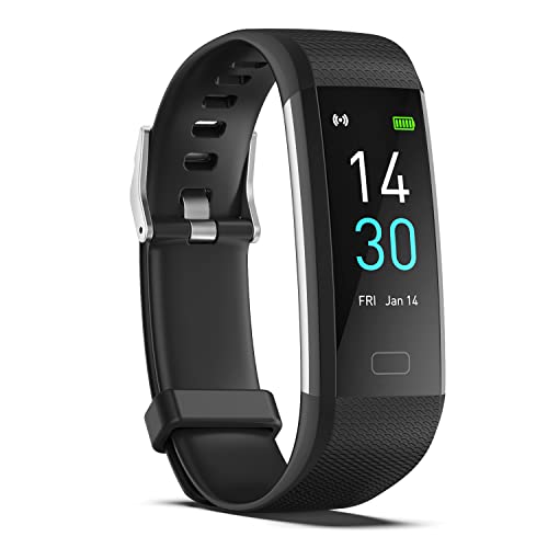 Reloj Deportivo de Frecuencia Cardíaca, Presión Arterial, Temperatura, Monitor Sueño Pulsera de Actividad, IP68 Reloj Inteligente, 16 Modos Deportivos Podómetro Calorías Smartwatch Hombre Mujer