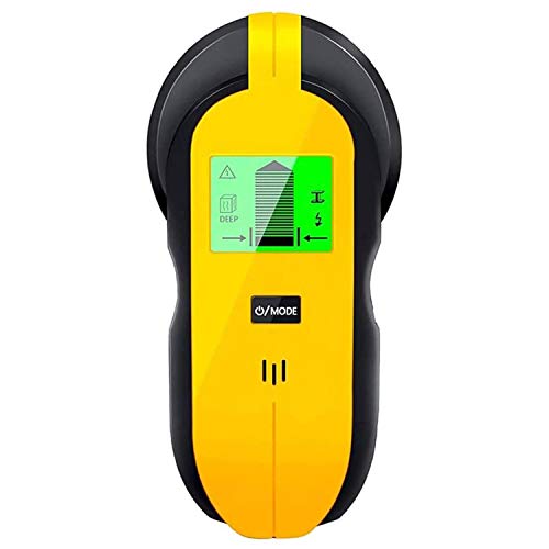 Localizador multifunción 4 en 1 con pantalla LCD HD, detector de pared para metales, tubos, madera, cables eléctricos, escáner de corriente alterna