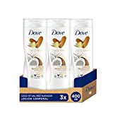 Dove  Loción Corporal  Coco Ritual Restaurador 400ml - Pack de 3