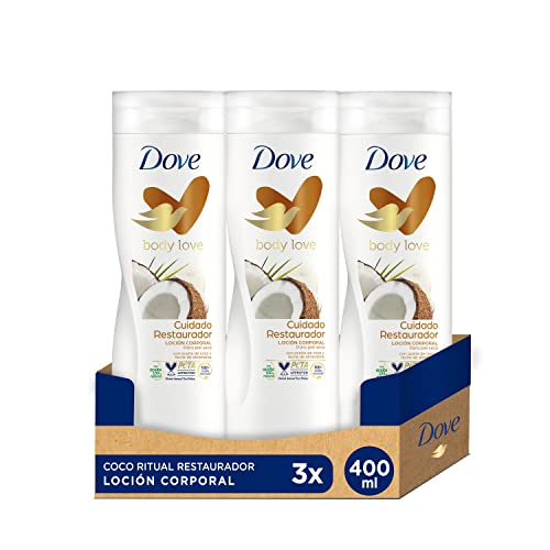 Dove  Loción Corporal  Coco Ritual Restaurador 400ml - Pack de 3