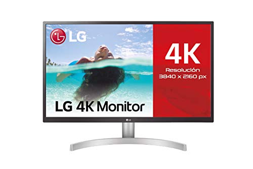 LG 27UL500-W - Monitor 27 pulgadas, UHD, 60Hz, 5 ms, 1000:1, 300nit, sRGB 98%, 16:9, HDMI, DisplayPort