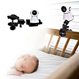 Soporte para Monitor de cámara para bebé, Soporte Giratorio Ajustable de 360 Grados, Mantenga a su bebé a la Vista, Adecuado para la mayoría de los Equipos de monitores para bebés