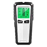 Detector de Pared, 5 en 1 Multifuncional Detector Cables y Tuberias con Pantalla LCD Retroiluminada, Stud Finder Detector de Metales Pared para Detecta Metal Tuberías Madera y AC Cable