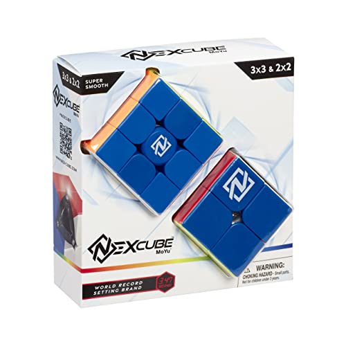 Nexcube 3x3 + 2x2 Clásico. El Pack Ideal para Aprender a Resolver el Cubo, Multicolor, Classic (Goliath 919903)