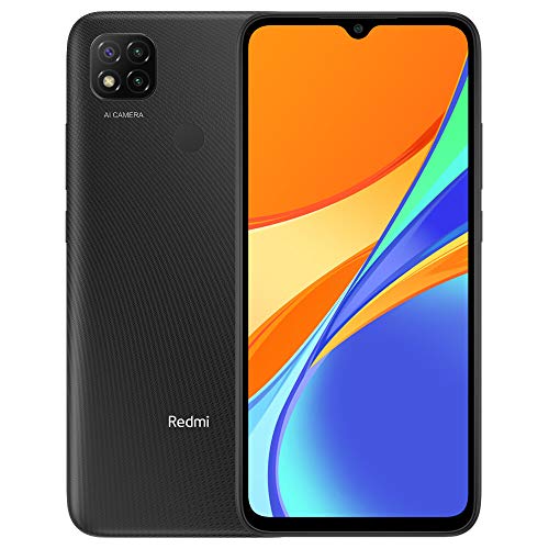 Xiaomi Redmi 9C Smartphone 2GB RAM 32GB ROM Teléfono Inteligente,MTK G25 Octa Core Procesador 6,53" DotDrop Pantalla,Dual SIM Micro-SD,13MP Triple Cámara AI Face Unlock Global Versión(Gris)