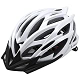 Lixada Casco Ciclismo Ajustable Ultraligero Diseño Moldeado Integral con 25 Ventilaciones para MTB Carretera Bicicleta