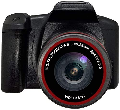 Camaras Reflex Baratas, CáMara RéFlex, Pantalla LCD De Ultra Alta DefinicióN 1080P 2.4 Pulgadas Zoom Digital 16 Veces, CáMara AntivibracióN Adecuada para Principiantes
