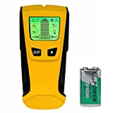 Flybiz Detector de Pared Encontrar Stud Finder con 3-en-1 Metal AC Alambres Escáner de Madera con Pantalla LCD Retroiluminada, Para Detecta AC Cable, Metal Tuberías, Madera En La Pared Cemento