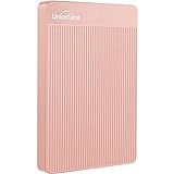 UnionSine Ultra Slim Disco Duro Externo Portátil 2.5" 500GB, USB3.0 SATA HDD Almacenamiento para PC, Mac, MacBook, Chromebook, Xbox, PS4 (Color Rosa) HD-006