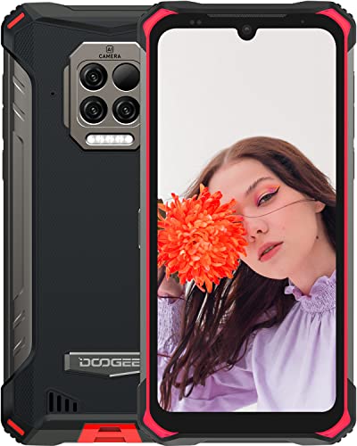 DOOGEE S86 Pro [2022] 8GB +128GB Movil Libre, 8500mAh Batería, IP68 IP69K Movil Resistente Agua y Golpes con Termómetro Infrarrojo, Triple Cámara de 16 MP, Helio P60 4G Smartphone, 6.1inch, NFC, Rojo