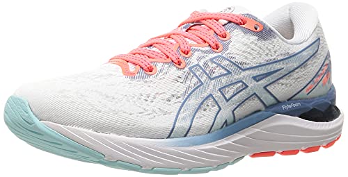 ASICS 1012b159-960_40, Zapatillas de Running Mujer, White Grey Floss, 40 EU