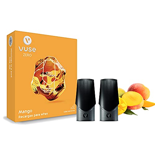 VUSE Recargas De Mango X2 Para Cigarrillo Electrónico ePen | Sin Nicotina