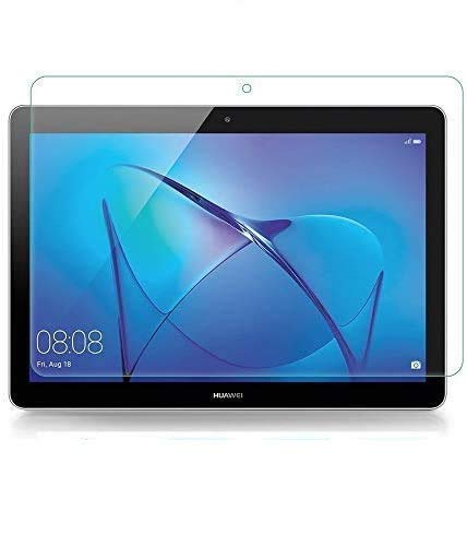 REY 2X Protector de Pantalla para Huawei MEDIAPAD T3 10", Cristal Vidrio Templado Premium, Táblet