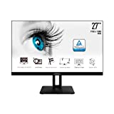 MSI Pro MP271P - Monitor de 27" IPS (1920 x 1080p, 60 Hz , Ratio 16:9, 5 ms de repuesta,250 nits, soporte ajustable, soporte VESA)