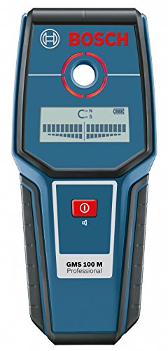 Bosch GMS 100 M - multidetectores digitales (9V, 8.5 cm, 20 cm, 3.2 cm) Negro, Azul