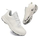 Zapatos para Mujer Zapatillas y Calzado Deportivo Aire Libre y Deportes Running Correr en Asfalto(37,Blanco)