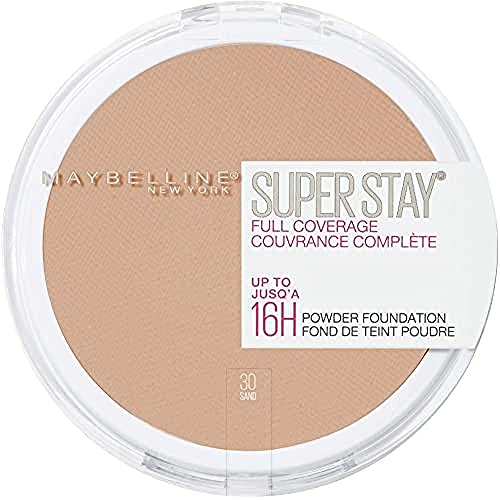 Maybelline New York - Superstay 24H, Polvo Compacto Matificante, Tono: nº30 Sand - 9 ml