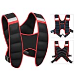 PROIRON Chaleco Lastrado Ajustable para Correr,Chaleco Peso de 5 kg, 8 kg, 10 kg para Bajar de Peso, Entrenamiento de Gimnasio, Ejercicios de Fuerza (5kg)