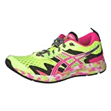 ASICS Gel-Noosa Tri 12, Zapatillas para Correr Mujer, Safety Yellow Pink GLO, 37.5 EU