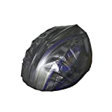 Casco de bicicleta para adultos Casco ligero Casco de bicicleta para hombres y mujeres, ciclismo de carretera y ciclismo de montaña con visera desmontable Gorro de lluvia Cubierta impermeable (negro)