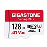 Gigastone 128GB Tarjeta de Memoria Micro SD, Gaming Plus, Compatible con Nintendo Switch, Alta Velocidad 100MB/s, Grabación de Video 4K, Micro SDXC UHS-I A1 Clase 10, con Adaptador