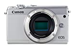 Canon EOS M100 - Cámara Evil compacta de 24.2 MP (LCD, FHD, Bluetooth, WiFi/NFC, Dual Pixel AF, DIGIC 7) Blanco - Solo Cuerpo