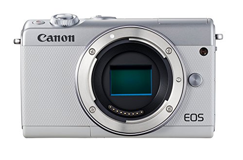 Canon EOS M100 - Cámara Evil compacta de 24.2 MP (LCD, FHD, Bluetooth, WiFi/NFC, Dual Pixel AF, DIGIC 7) Blanco - Solo Cuerpo