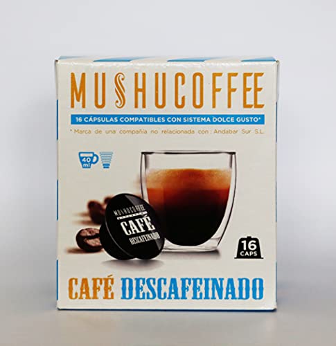 Cápsulas Compatibles Dolce Gusto de Café Descafeinado, 6 x 16 cápsulas