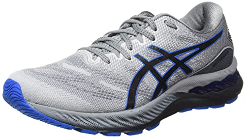 Asics Gel-Nimbus 23, Zapatillas para Correr Hombre, Piedmont Grey/Electric Blue, 45 EU