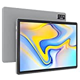 YUMKEM Tablet 10 Pulgadas Android 10.0, 6GB de RAM 64GB de ROM, 128 GB Almacenamiento, Batería de 6000mAh, Pantalla FullHD, Tableta con WiFi OTG Type-C Bluetooth, L221, Gris