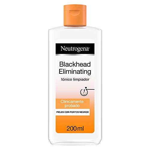 Neutrogena Blackhead Eliminating Tónico Limpiador con Ácido Salicílico Purificante, Pieles con Puntos Negros, 200 ml