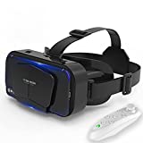 Gafas VR，Compatible con Phone y Android Phone,VR Gafas de Realidad Virtual - Disfruta de los Mejores Juegos y Videos RV 3D, 2K Gafas VR