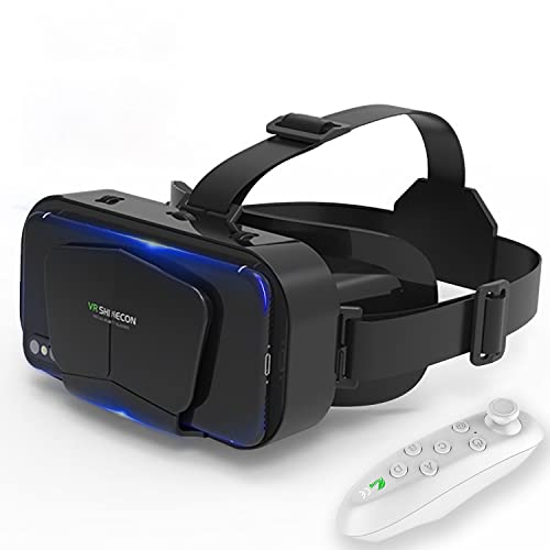 Gafas VR，Compatible con Phone y Android Phone,VR Gafas de Realidad Virtual - Disfruta de los Mejores Juegos y Videos RV 3D, 2K Gafas VR