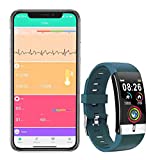 Zeerkeer Reloj Inteligente ，Smart Watch Fitness Tracker Impermeable IP68 Pulsera Actividad Deportiva Múltiples Lenguajes con Pulsómetro Monitor de Sueño, Notificación de Llamada Mensaje