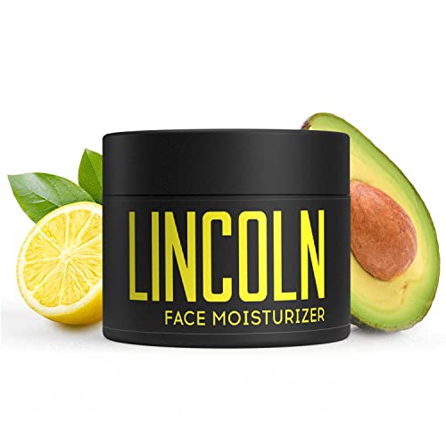 Lincoln Crema Facial Hombre Antiarrugas con Acido Hialuronico - Crema Antiarrugas Hombre de Rápida Absorción - Crema Hidratante Facial Hombre para Piel Grasa, Mixta y Seca - Crema Cara Hombre, 100ml