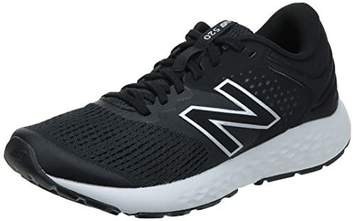 New Balance 520v7, Zapatillas para Correr Hombre, Black/White, 45.5 EU