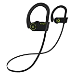 Auriculares Bluetooth 4.1 Inalambricos Yuanguo Cascos Deportivos In Ear Sonido Estéreo con Micrófono y Cancelación de Ruido CVC 6.0 &Tecnología APTX Impermeable IPX7 para Correr Andar en Bicicleta